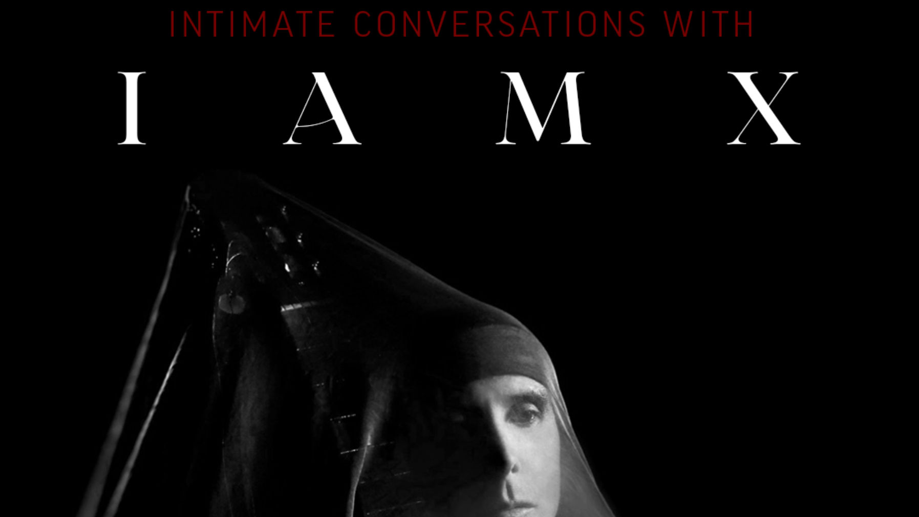 IAMX – Mental Health Gathering live at Kollektivet Livet — Lilla Scen, Stockholm 18 Aug 2026 — gig poster