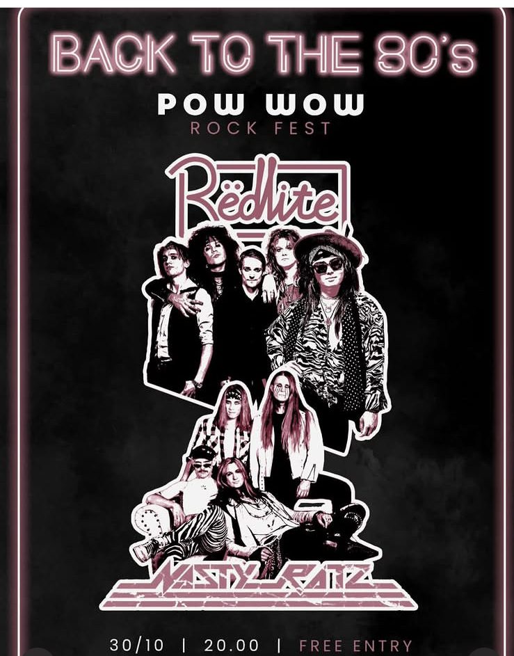 Rëdlite + Nasty Ratz live at Parken Söder, Fatbursgatan 1, Stockholm 30 Oct 2026 — gig poster